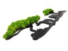 Large moss elephants 60 x 20 cm